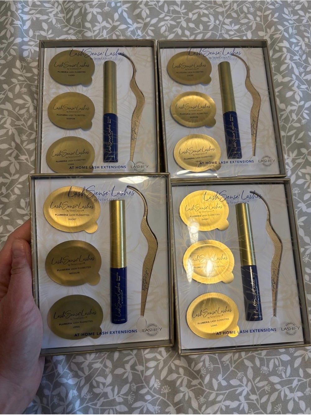 LashSense Lashes At-Home Lash Extensions Kit (4 sets)